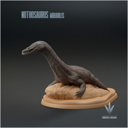 Nothosaurus mirabilis : Resting - UNPAINTED - Miniature Museum