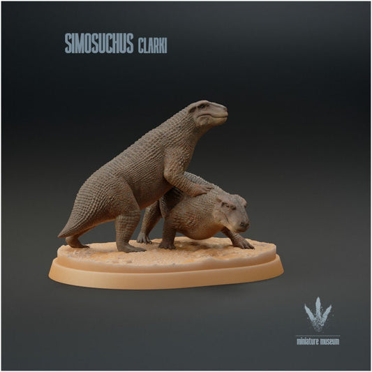 Simosuchus clarki : Couple - UNPAINTED - Miniature Museum