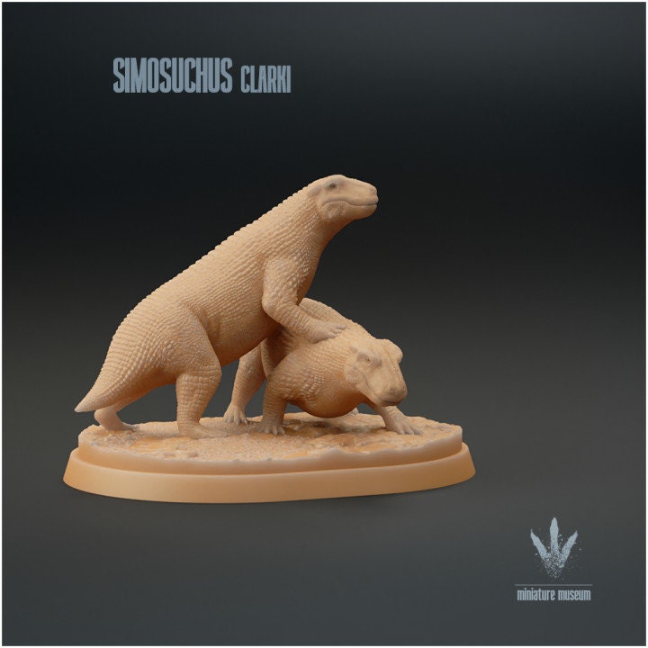 Simosuchus clarki : Couple - UNPAINTED - Miniature Museum