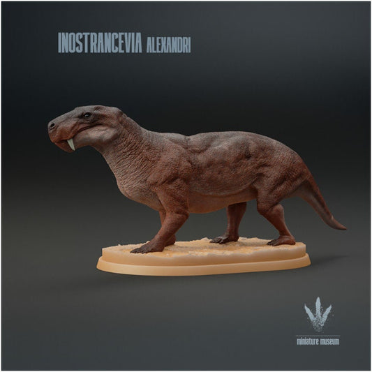 Inostrancevia alexandri : The Ancient Saber-tooth - UNPAINTED - Miniature Museum