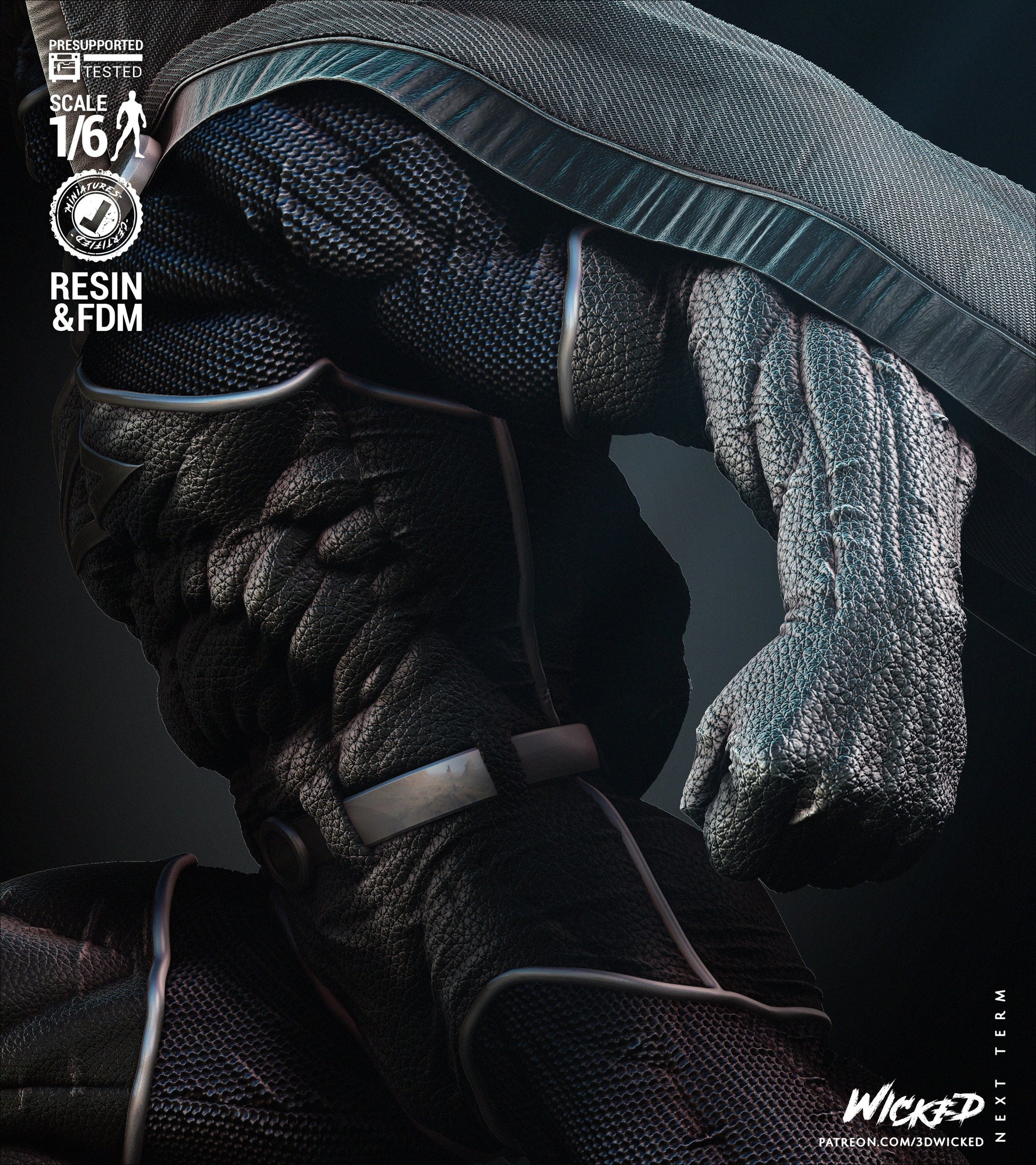 Gladiator Sculpture - UNPAINTED FAN ART - Wicked 3d prints