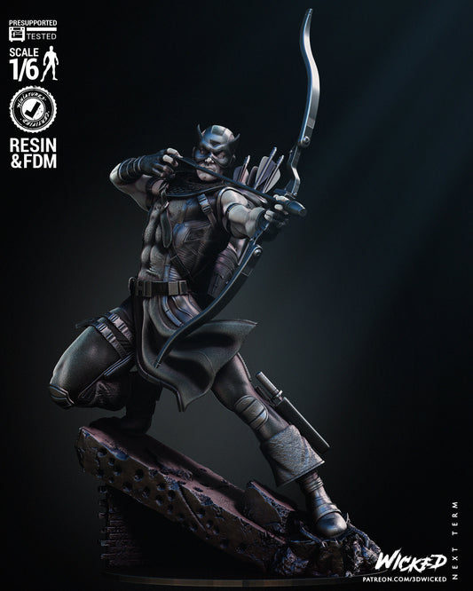 Hawkeye - UNPAINTED FAN ART - Wicked 3d prints