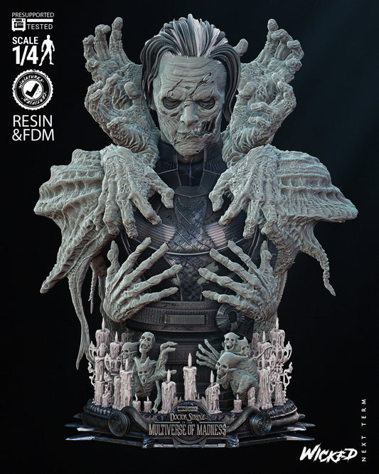 Dead Strange Bust - UNPAINTED FAN ART - Wicked 3d prints