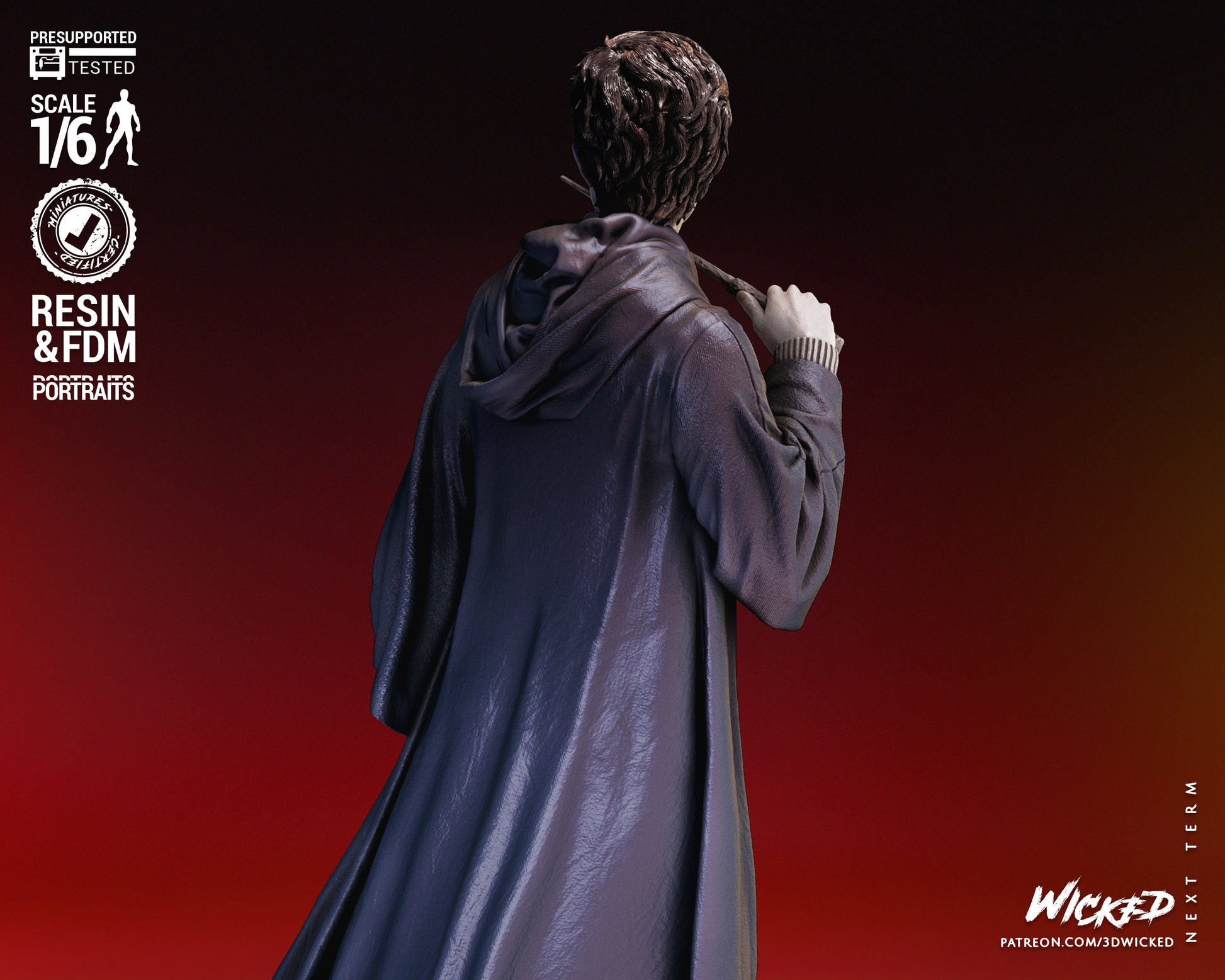 Harry Potter Sculpture - UNPAINTED FAN ART - Wicked 3D Models