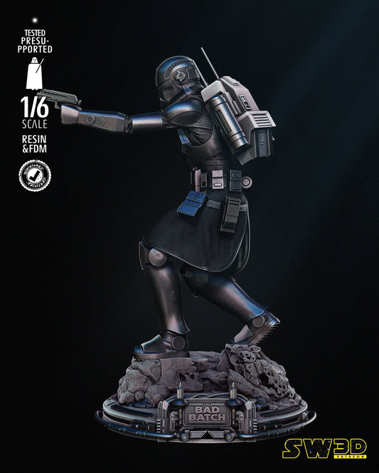Echo Sculpture - UNPAINTED FAN ART - Star Wars 3D Models