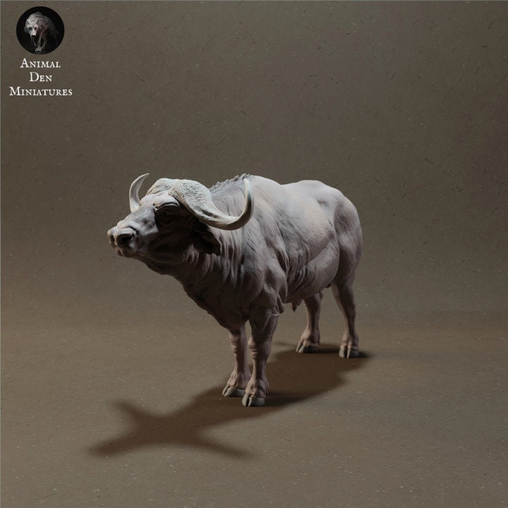Cape Buffalo - UNPAINTED - Animal Den Miniatures
