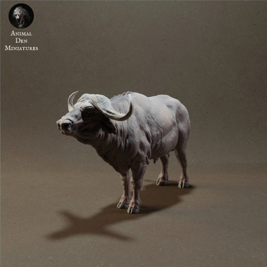 Cape Buffalo - UNPAINTED - Animal Den Miniatures