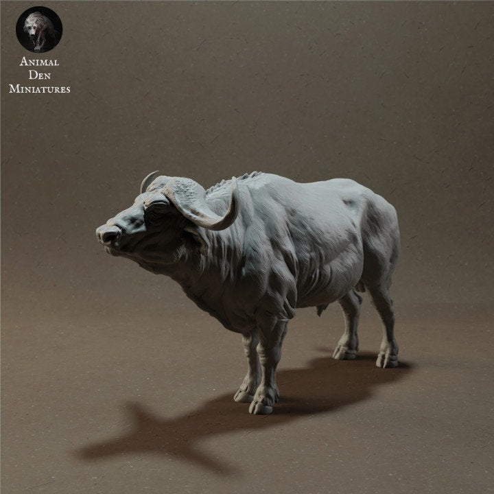 Cape Buffalo - UNPAINTED - Animal Den Miniatures