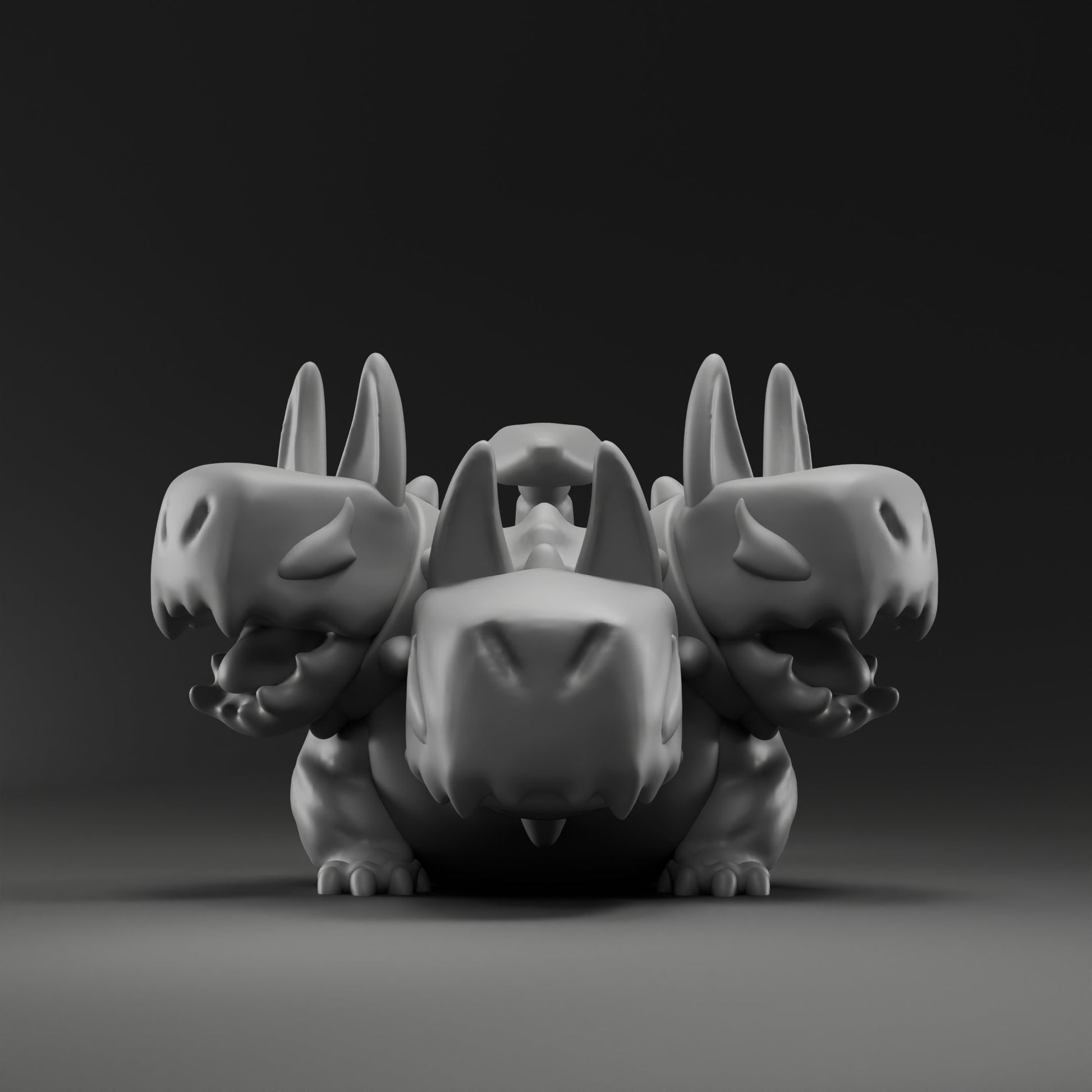Cerberii - UNPAINTED - Grumpii Art Toy