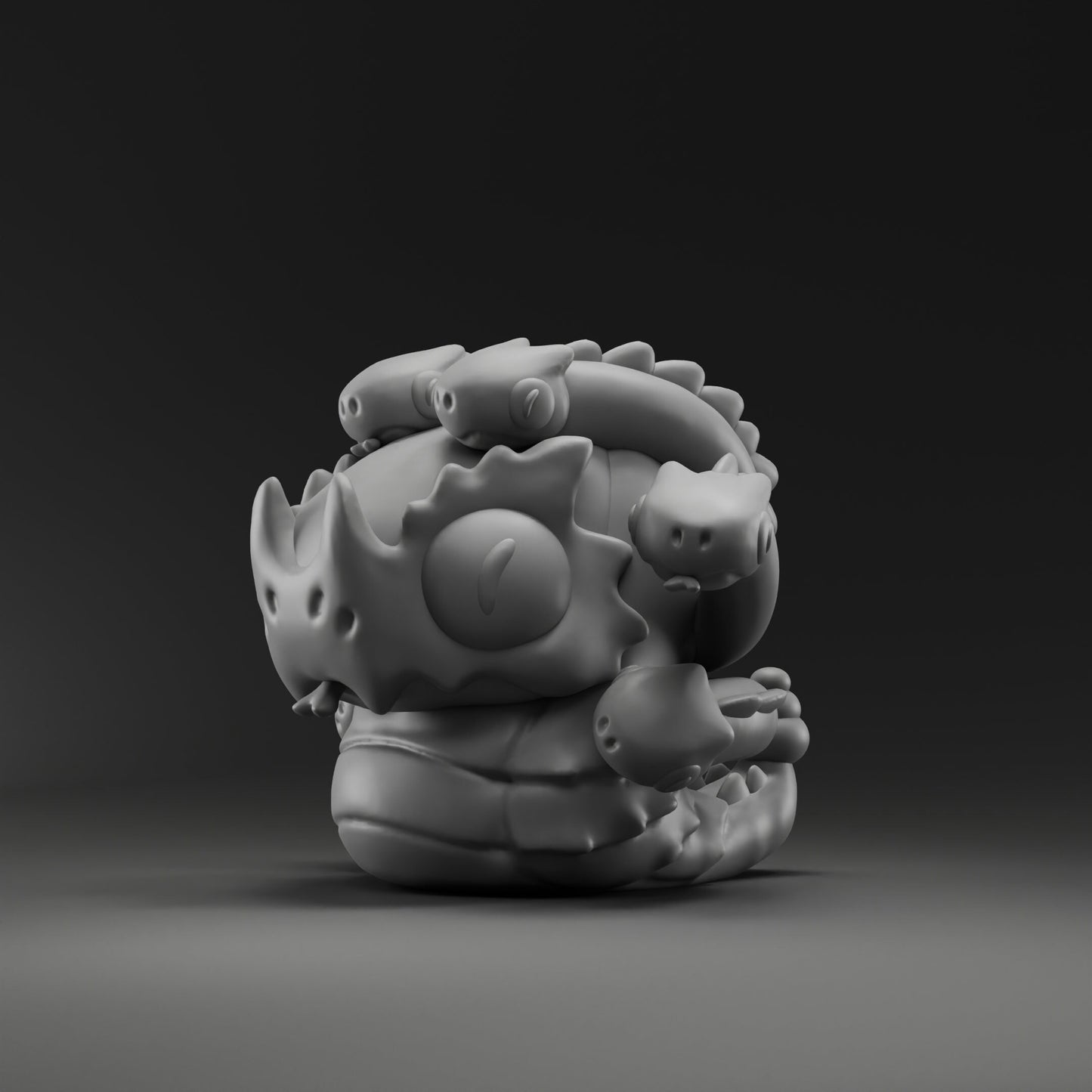 Medusii - UNPAINTED - Grumpii Art Toy