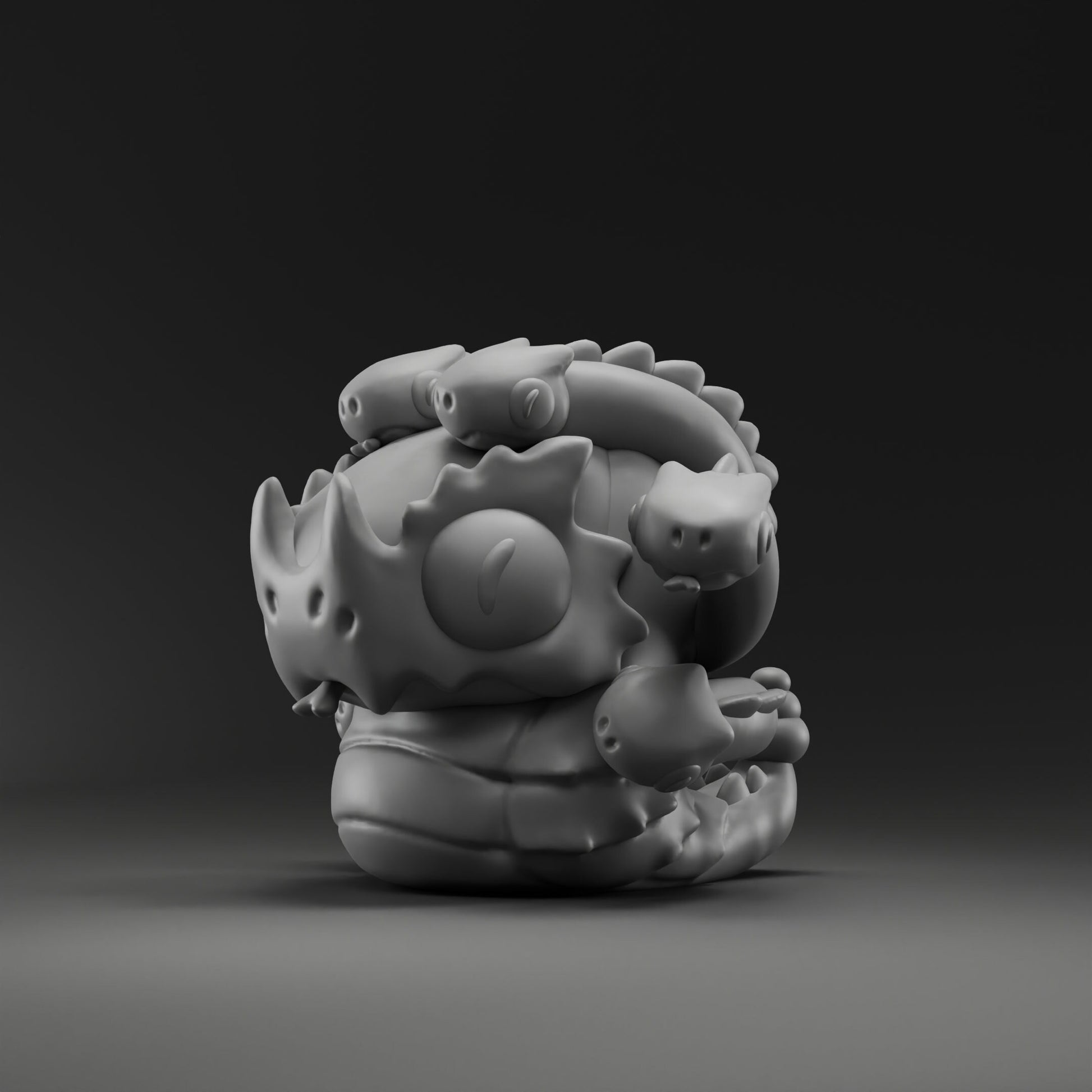 Medusii - UNPAINTED - Grumpii Art Toy