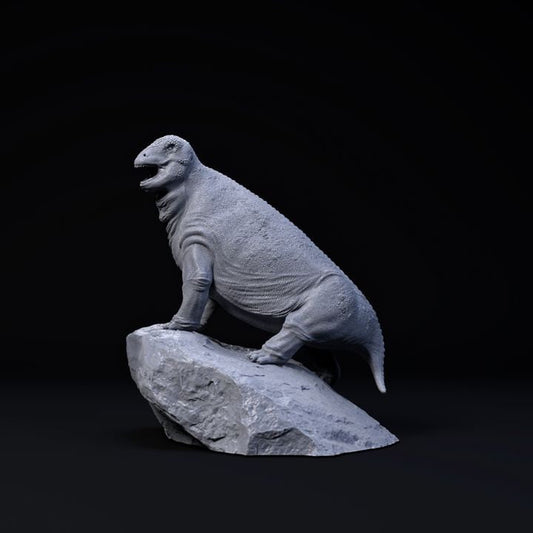 Moschops calling - UNPAINTED - Dino and Dog Miniatures