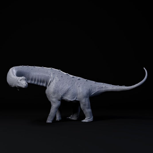 Magyarosaurus looking back - UNPAINTED - Dino and Dog Miniatures