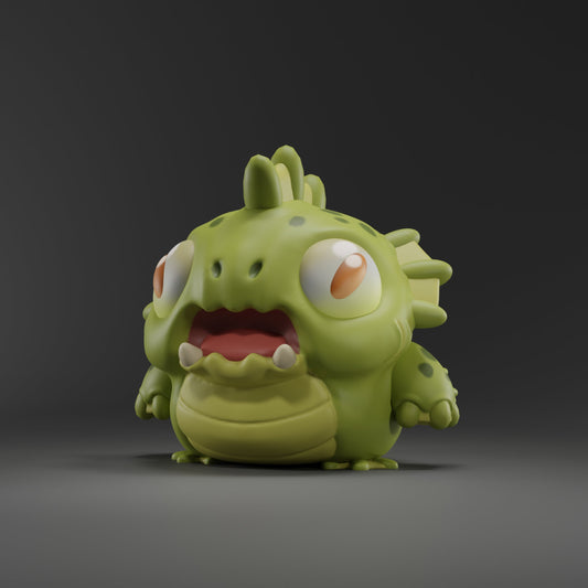 Gillii - UNPAINTED - Grumpii Art Toy