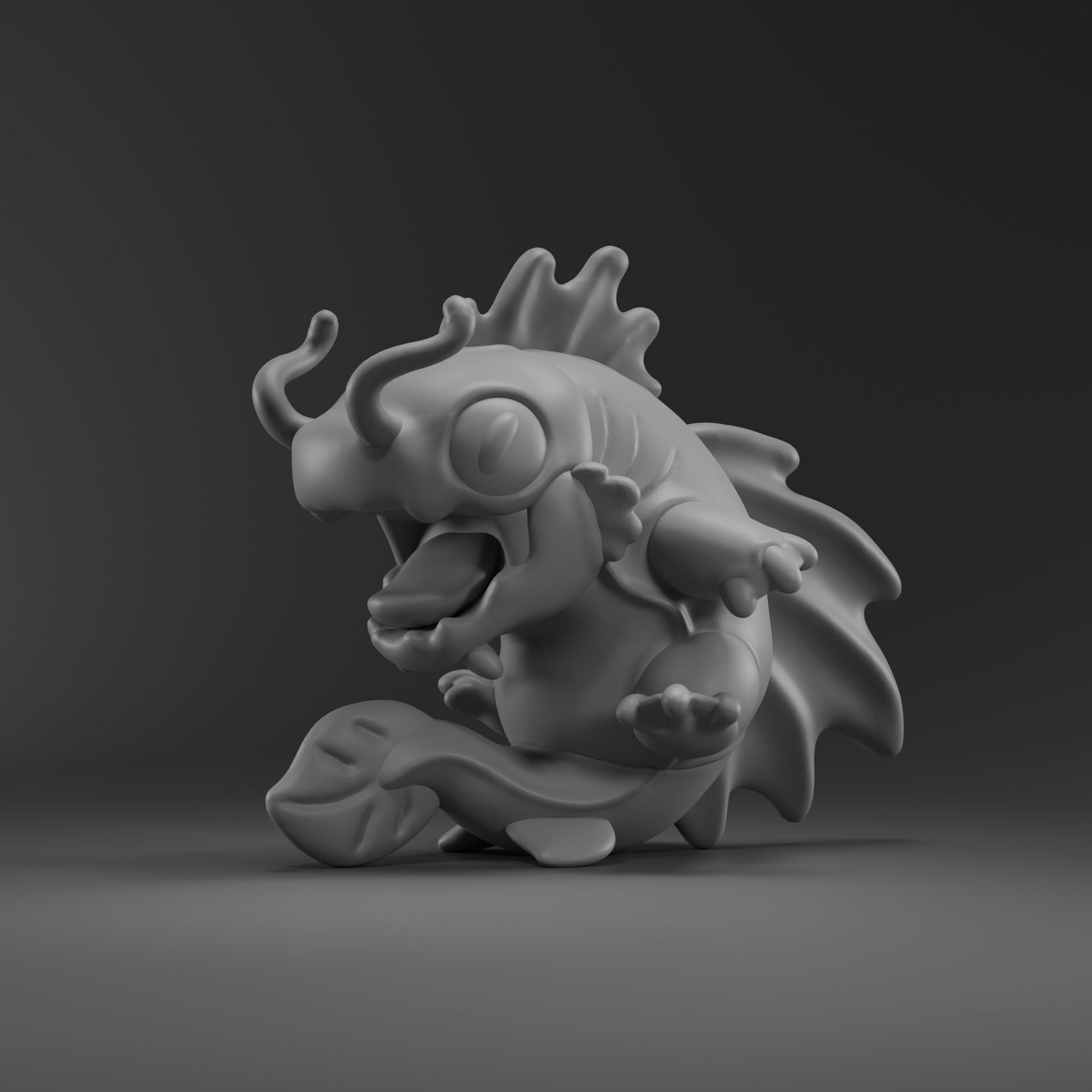 Seakii - UNPAINTED - Grumpii Art Toy