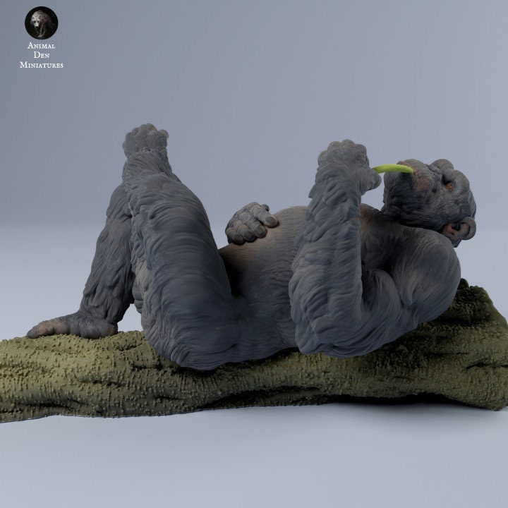 Chimpanzee Chillin - UNPAINTED - Animal Den Miniatures