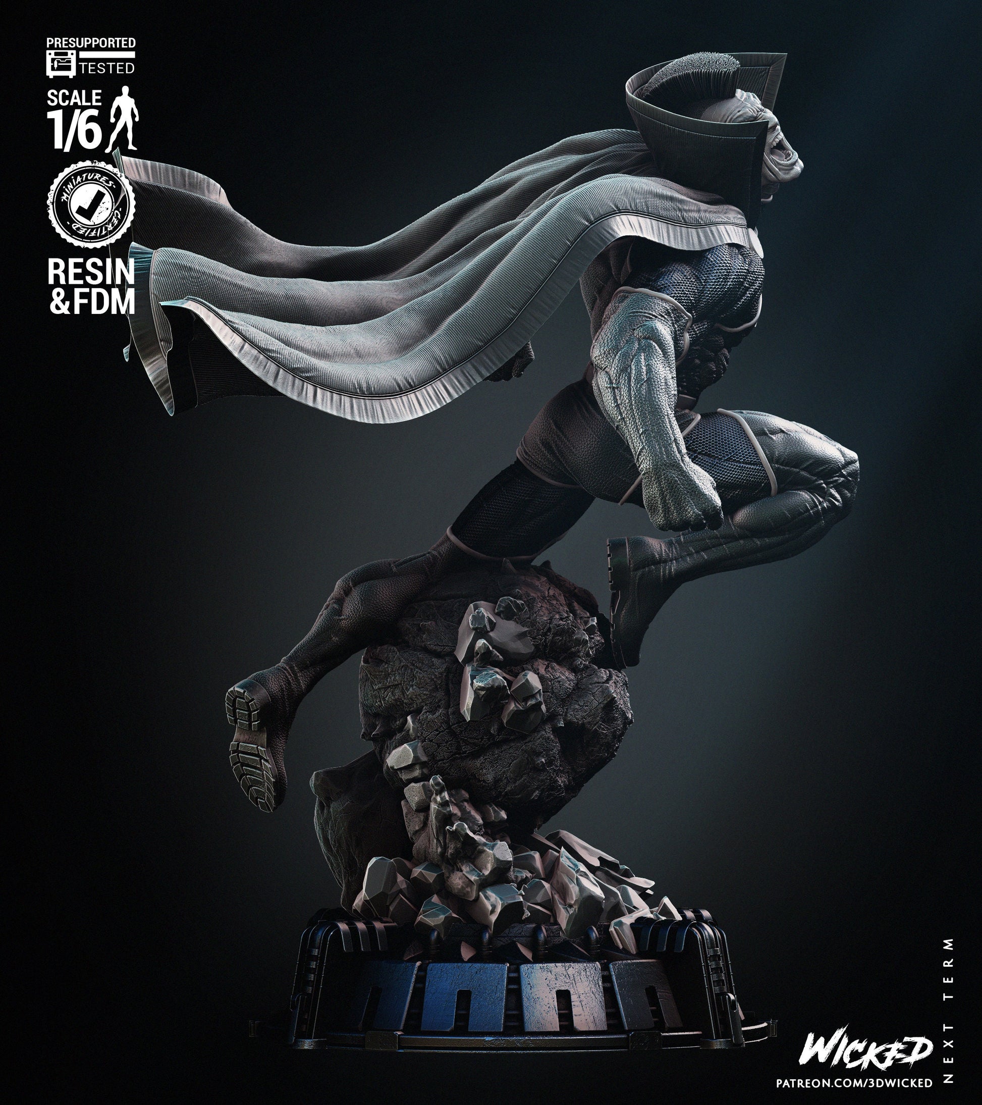 Gladiator Sculpture - UNPAINTED FAN ART - Wicked 3d prints