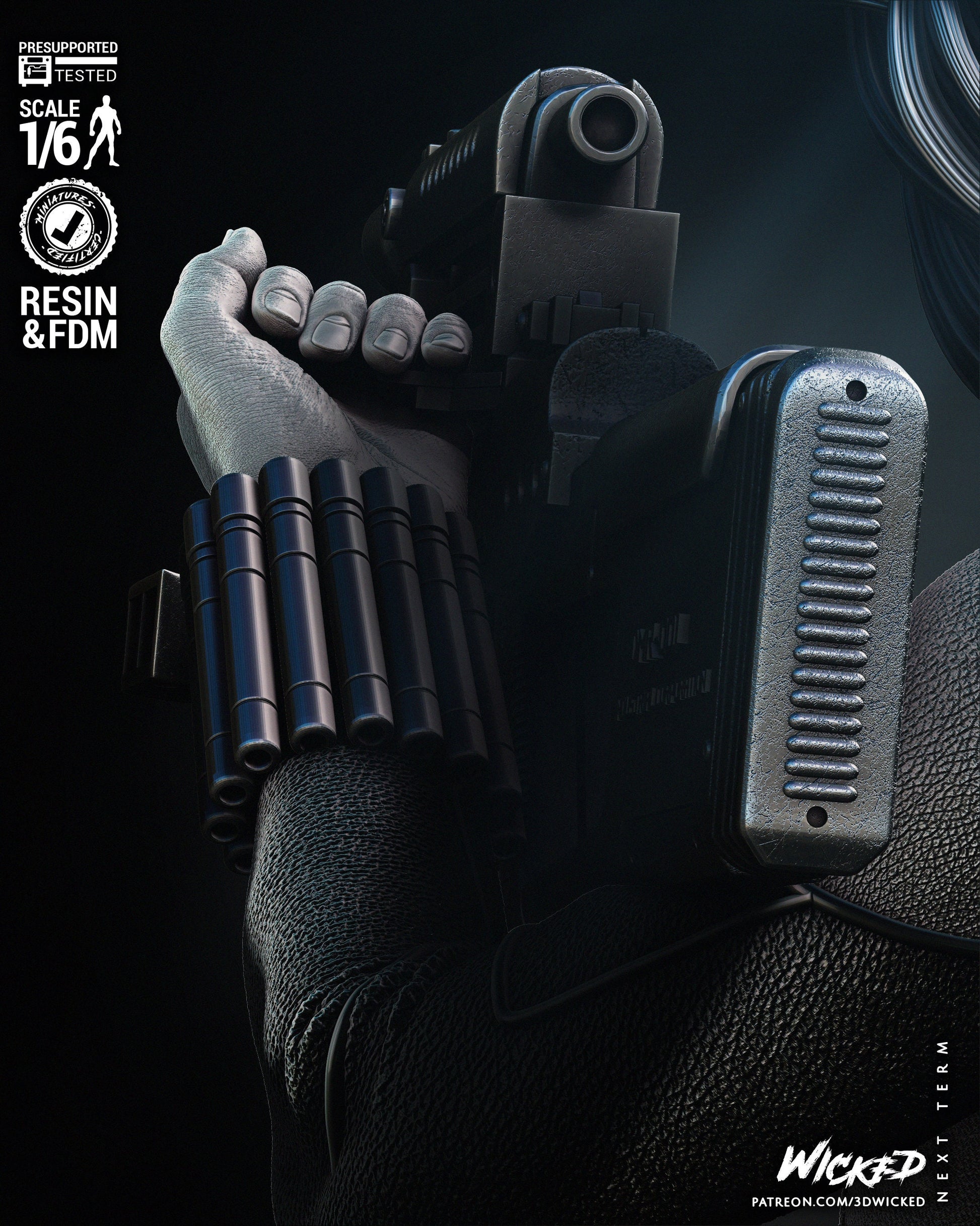 Black Widow - UNPAINTED FAN ART - Wicked 3d prints