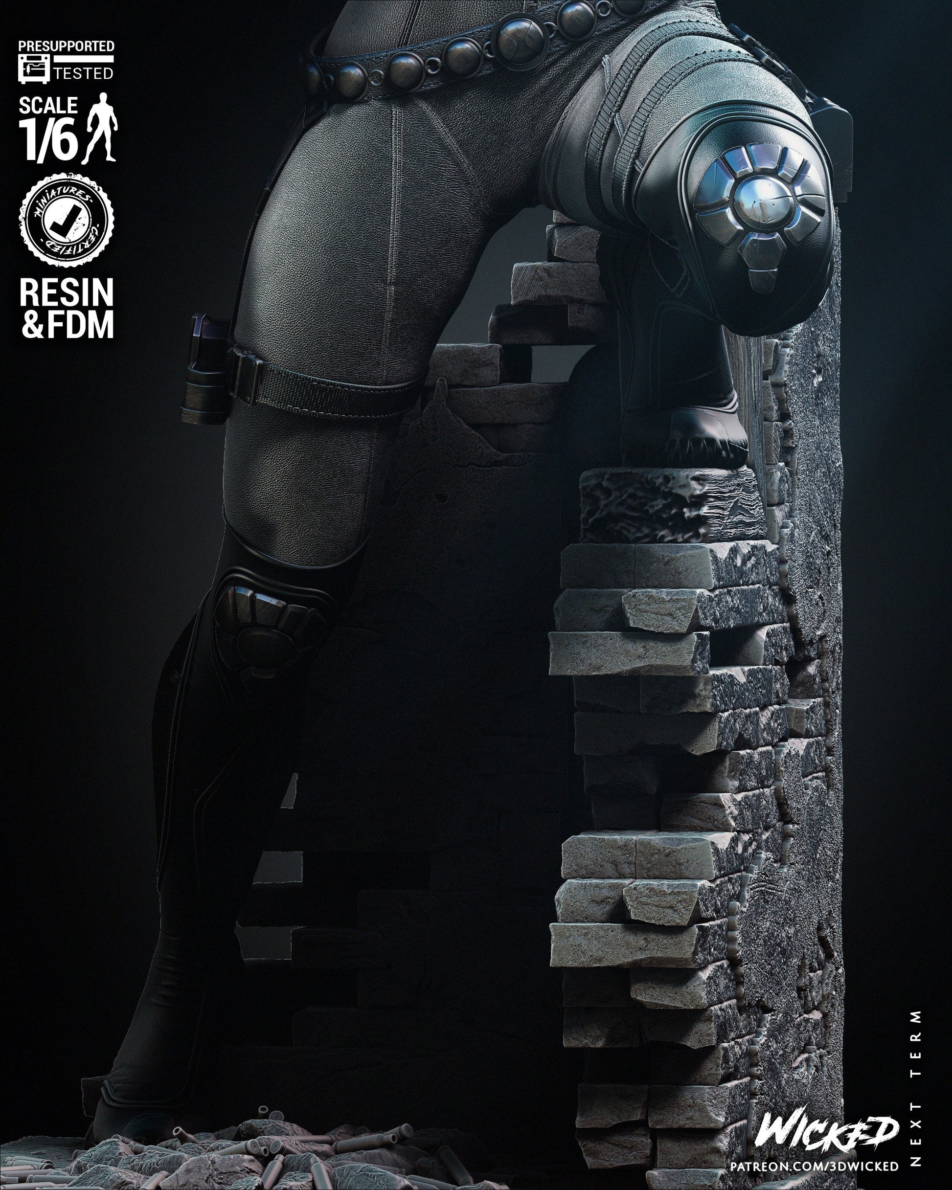 Black Widow - UNPAINTED FAN ART - Wicked 3d prints