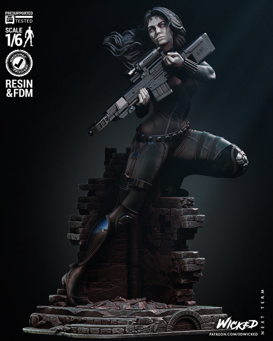 Black Widow - UNPAINTED FAN ART - Wicked 3d prints