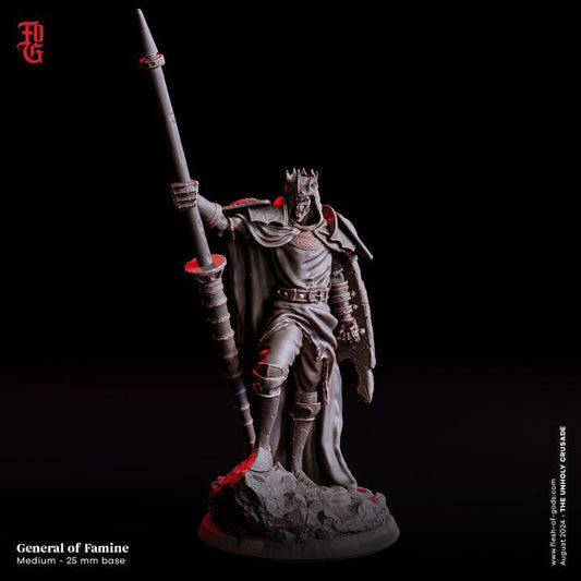 General of Famine - UNPAINTED - Flesh of Gods
