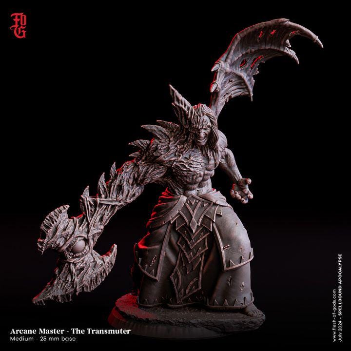 Arcane Master - The Transmuter - UNPAINTED - Flesh of Gods