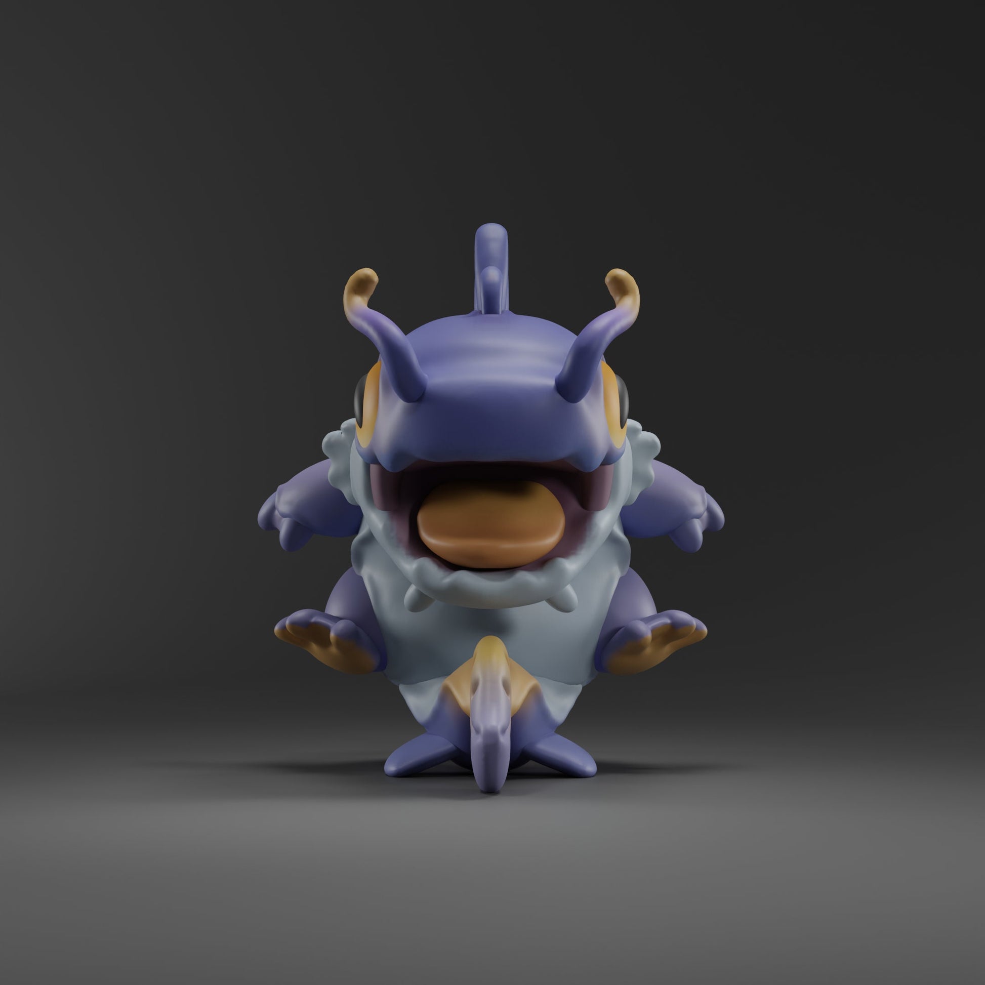 Seakii - UNPAINTED - Grumpii Art Toy