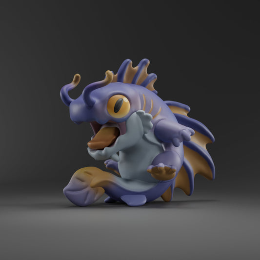 Seakii - UNPAINTED - Grumpii Art Toy