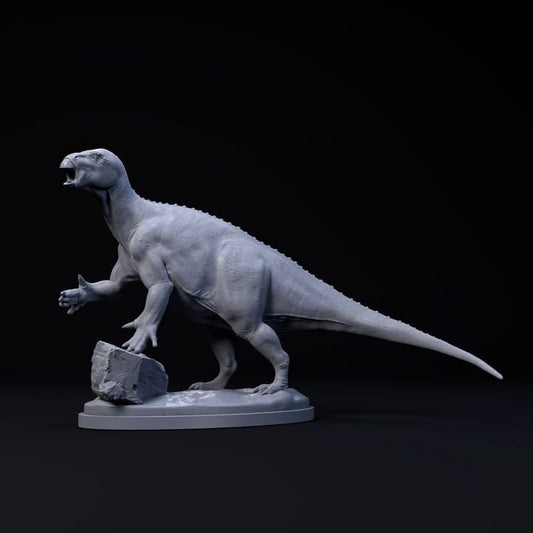 Iguanodon Vocalizing - UNPAINTED - Dino and Dog Miniatures
