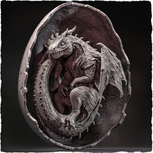 Baby Dragon - UNPAINTED - Evox Arts