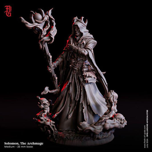 Solomon, The Archmage - UNPAINTED - Flesh of Gods