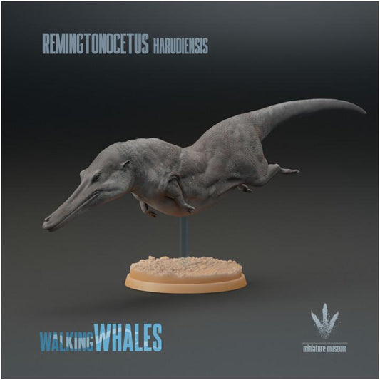 Remingtonocetus harudiensis : The Slender Whale - UNPAINTED - Miniature Museum