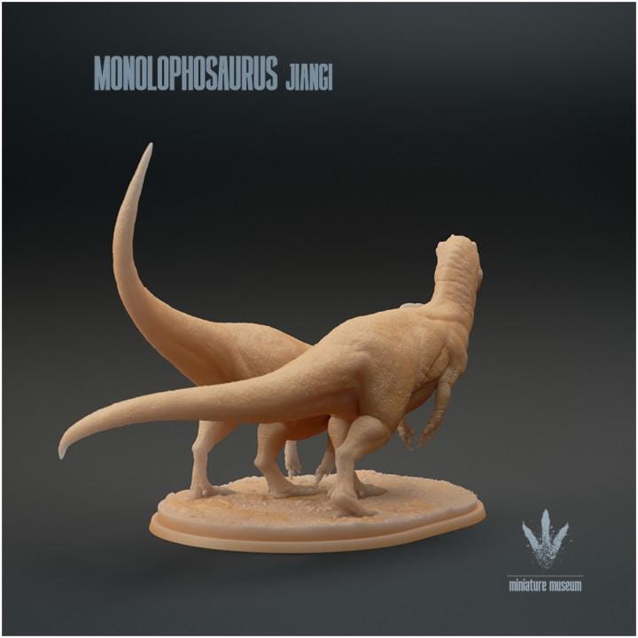 Monolophosaurus jiangi : Couple - UNPAINTED - Miniature Museum