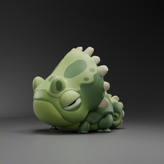 Chamelii - UNPAINTED - Grumpii Art Toy