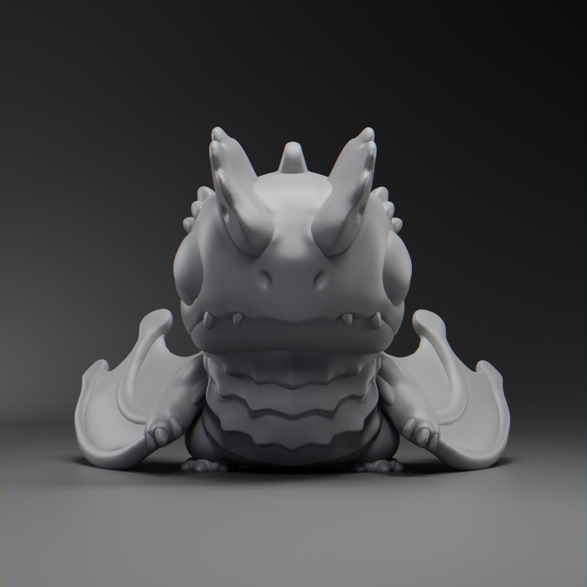 Wyverii - UNPAINTED - Grumpii Art Toy