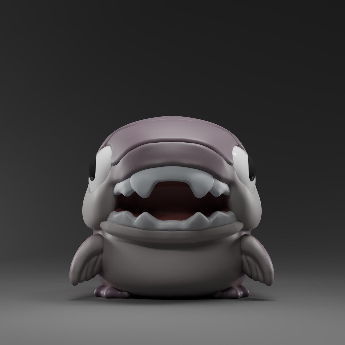 Dunkleostii - UNPAINTED - Grumpii Art Toy