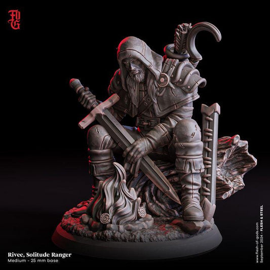 Rivec, Solitude Ranger - UNPAINTED - Flesh of Gods