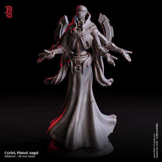 Cyriel, Plated Angel - UNPAINTED - Flesh of Gods