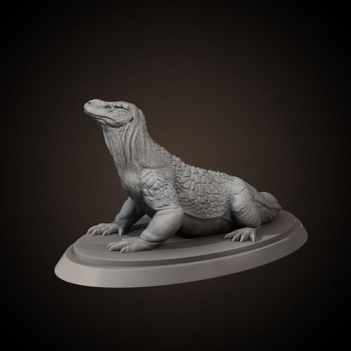 Komodo dragon - UNPAINTED - Animals & Creatures Minis