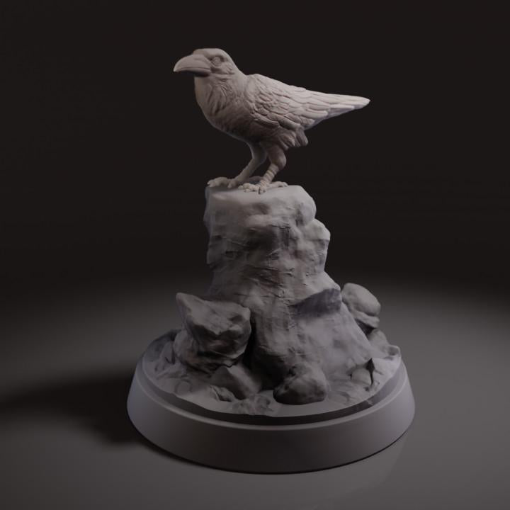 Raven - UNPAINTED - Animals & Creatures Minis