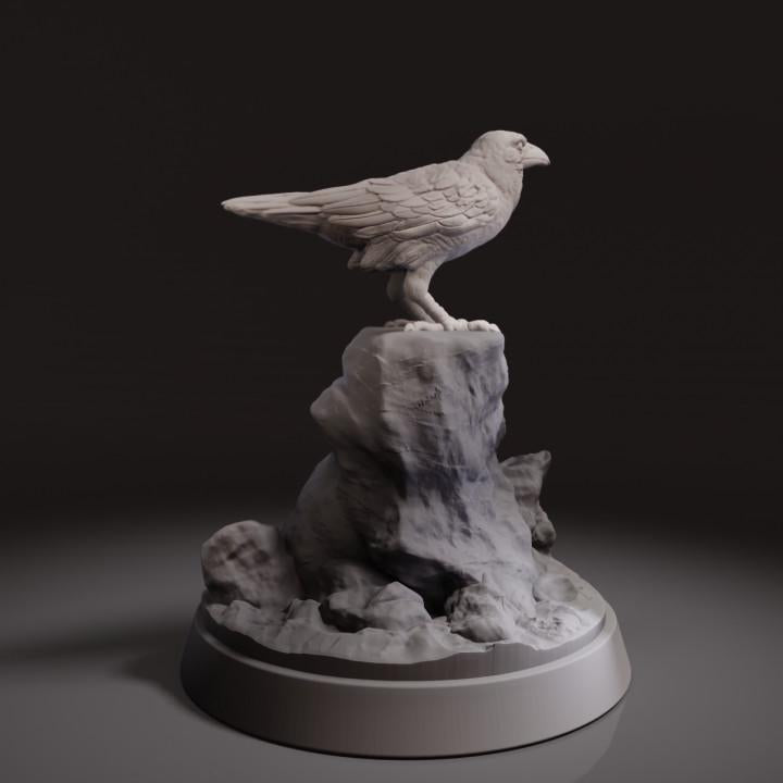 Raven - UNPAINTED - Animals & Creatures Minis