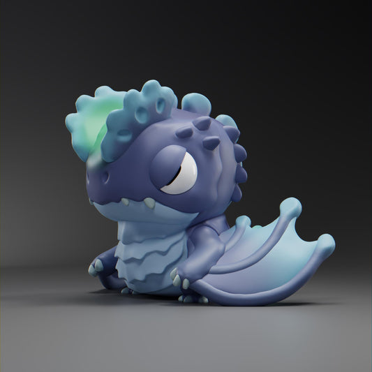 Wyverii - UNPAINTED - Grumpii Art Toy