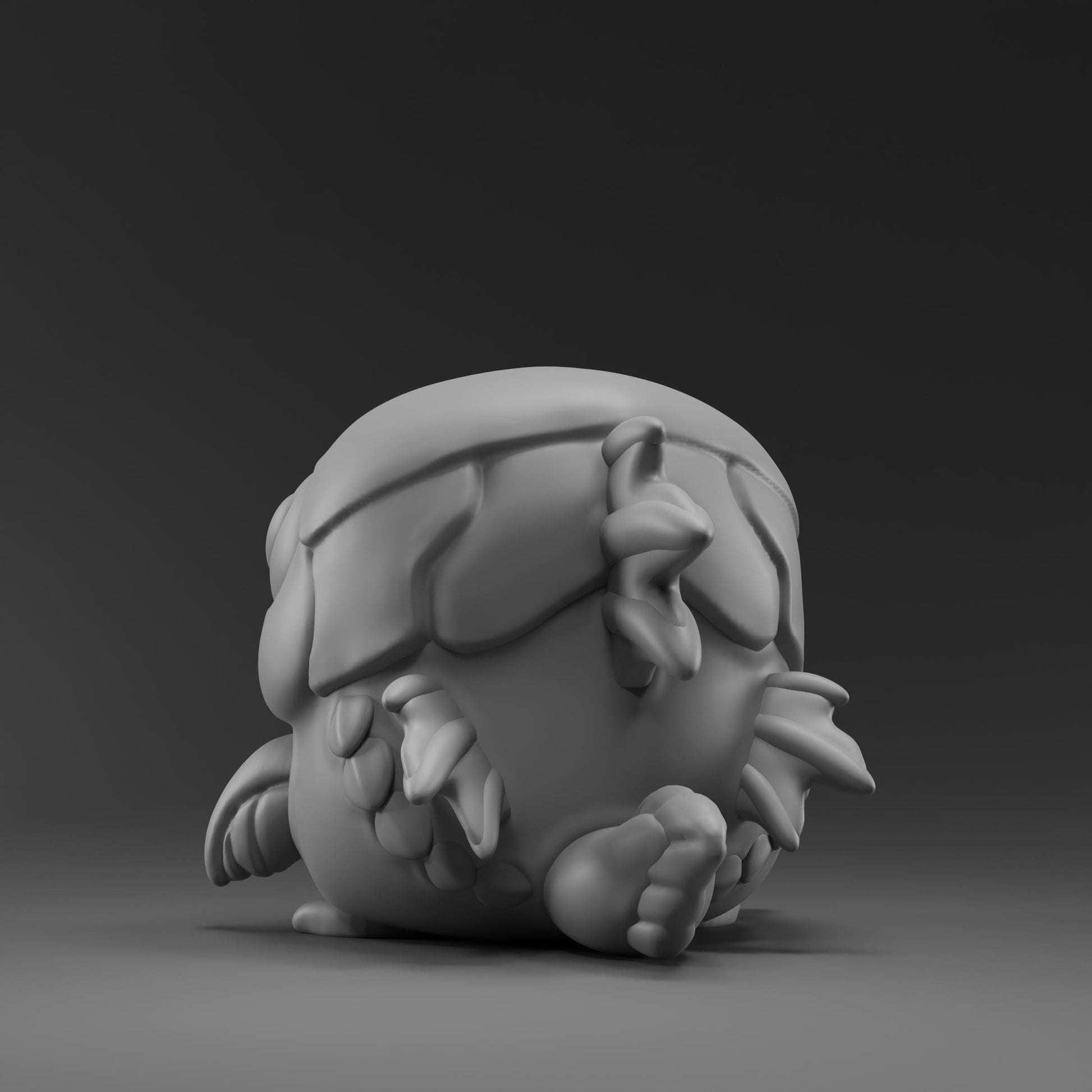 Dunkleostii - UNPAINTED - Grumpii Art Toy