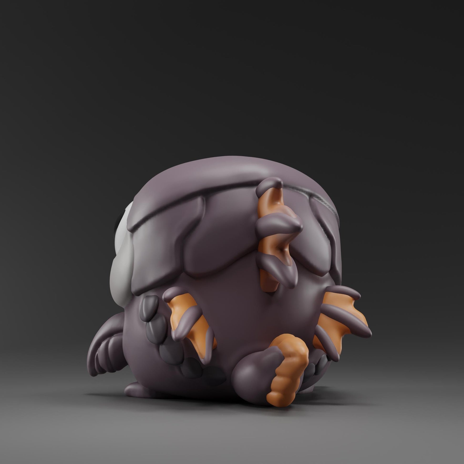 Dunkleostii - UNPAINTED - Grumpii Art Toy