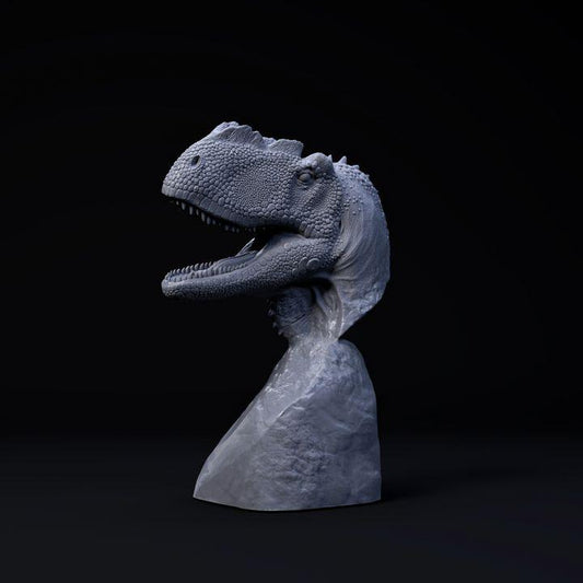 Yanghuanosaurus bust - Dino and Dog Miniatures