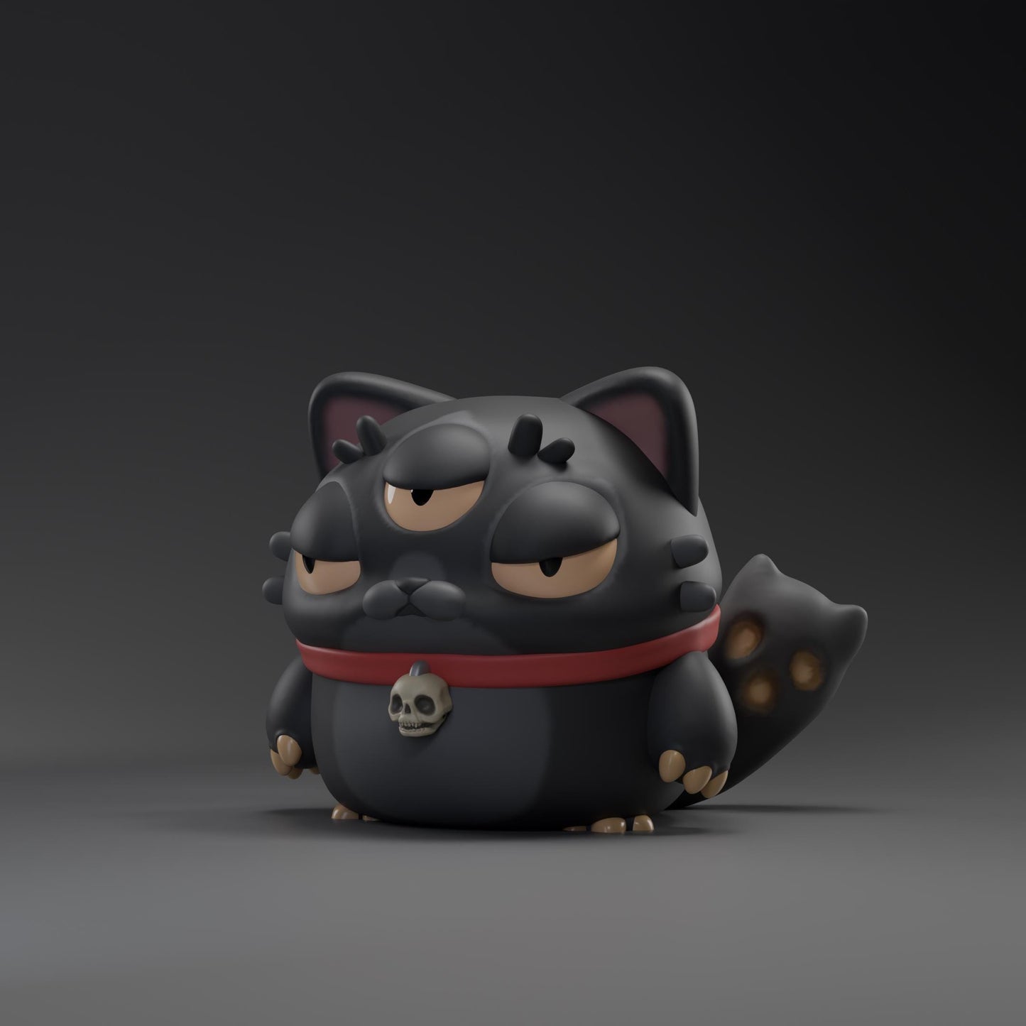 Wispurr - UNPAINTED - Grumpii Art Toy