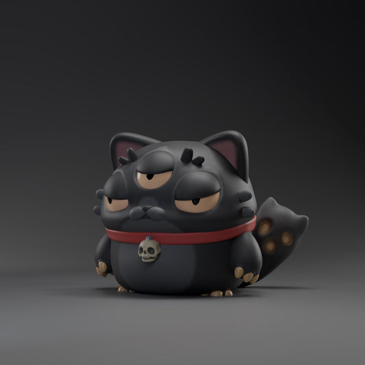 Wispurr - UNPAINTED - Grumpii Art Toy