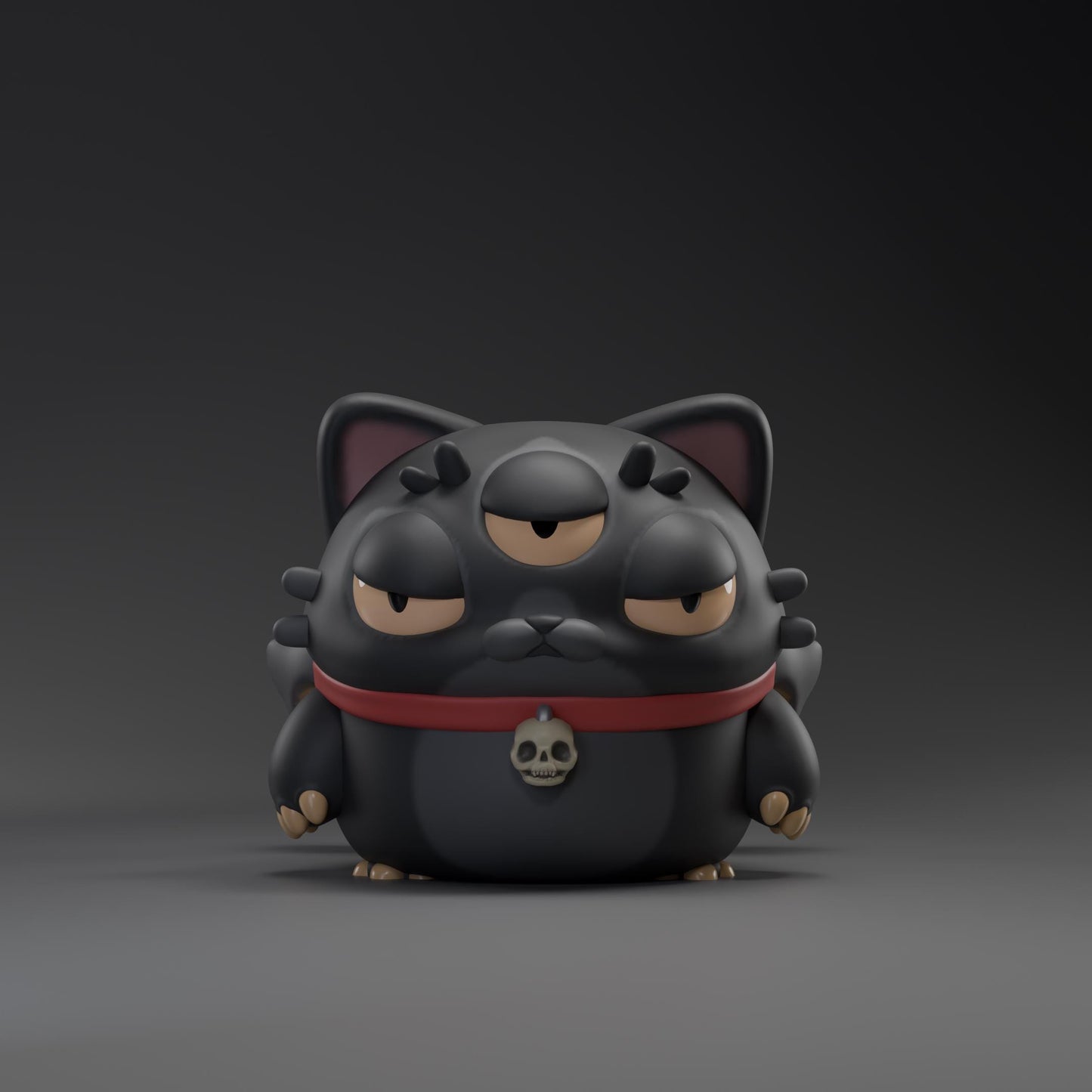 Wispurr - UNPAINTED - Grumpii Art Toy