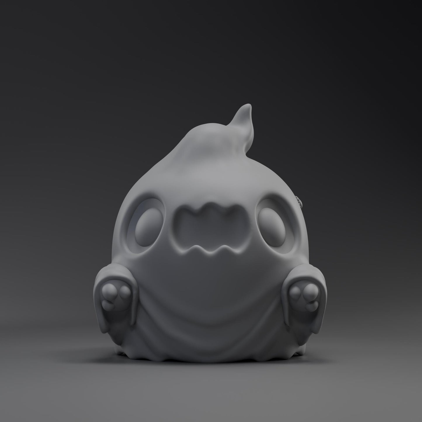 Boo - UNPAINTED - Grumpii Art Toy