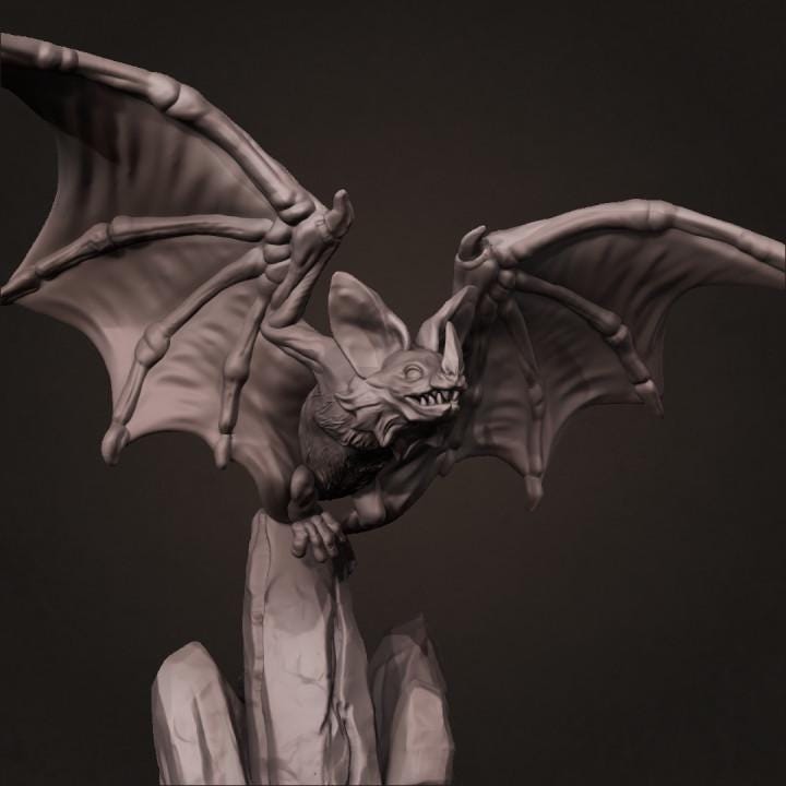 Cave Bat - UNPAINTED - Animals & Creatures Minis